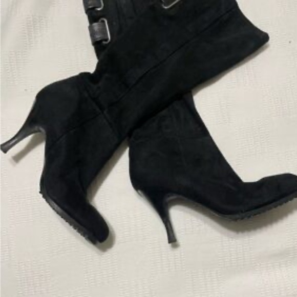 🔥 BCBGeneration PL Bettys Black Faux Suede Tall Womens Boots size 8.5 - Picture 13 of 13